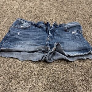 Blue Denim Women's Shorts